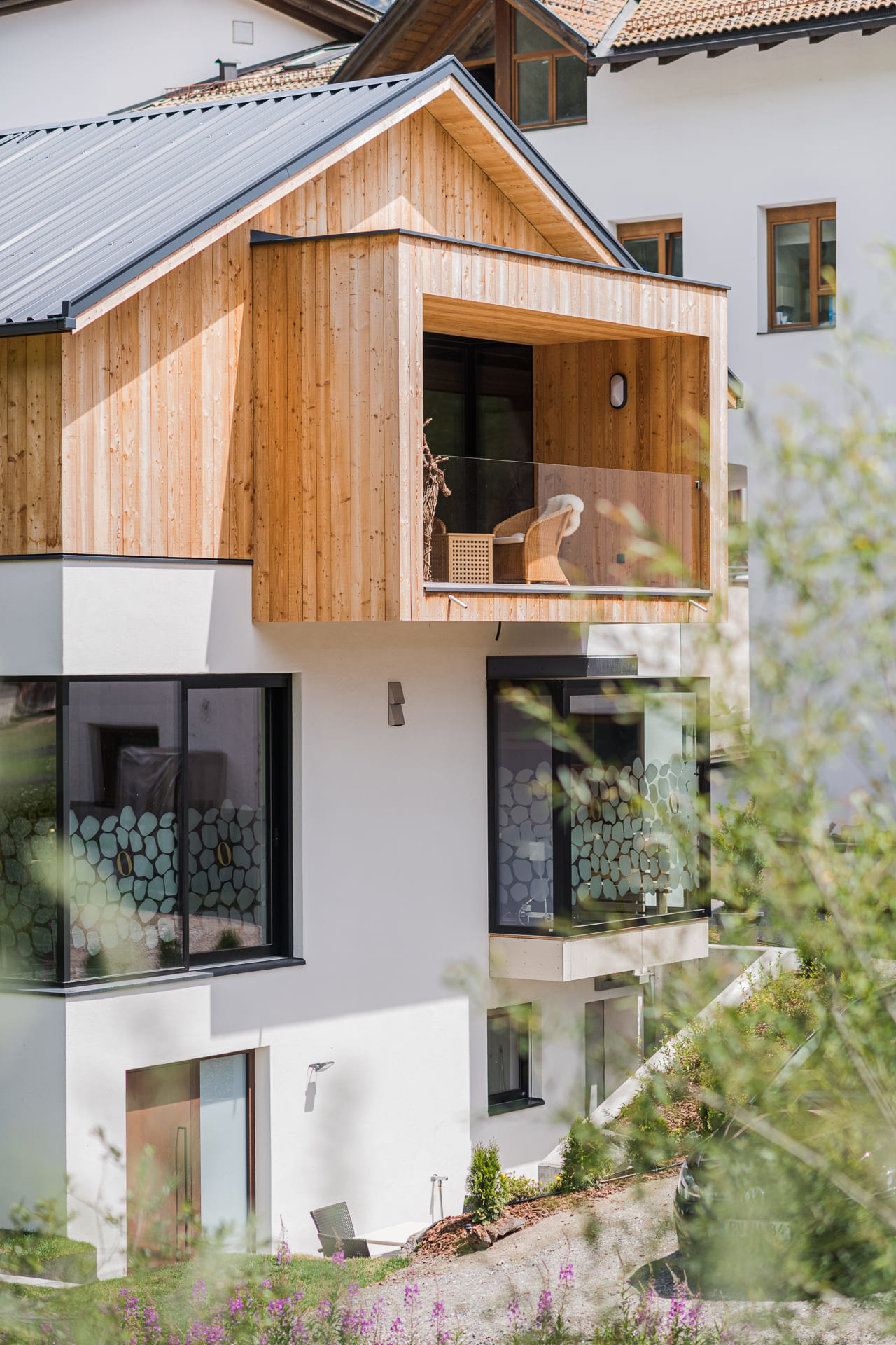 Chalet Ortles - Außenansicht im Sommer