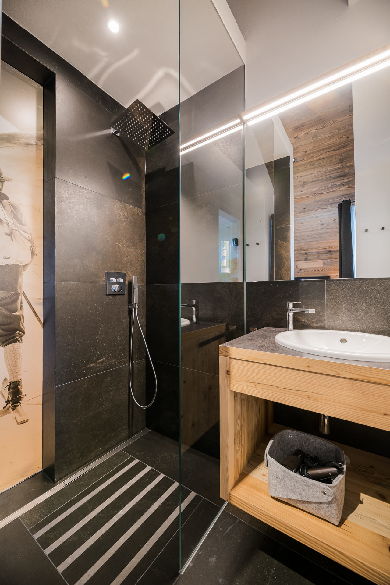 Chalet Ortles - Badezimmer im Chalet