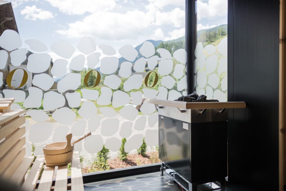 Chalet Ortles - Bio-Sauna im Wellnessbereich