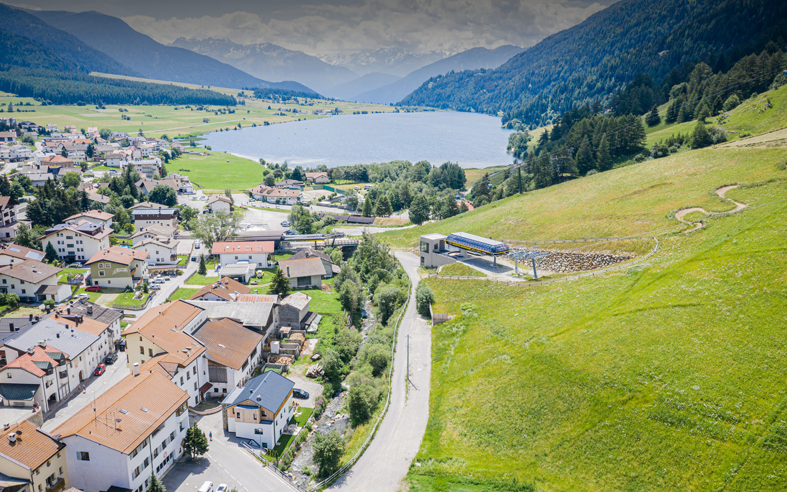 Chalet Ortles - Reschensee mit dem Bike