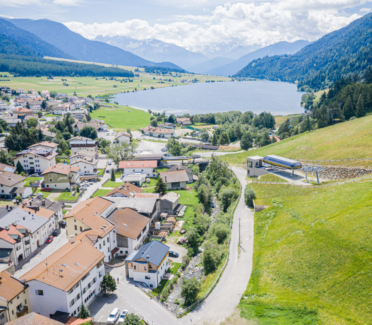 Chalet Ortles - Turm im Reschensee