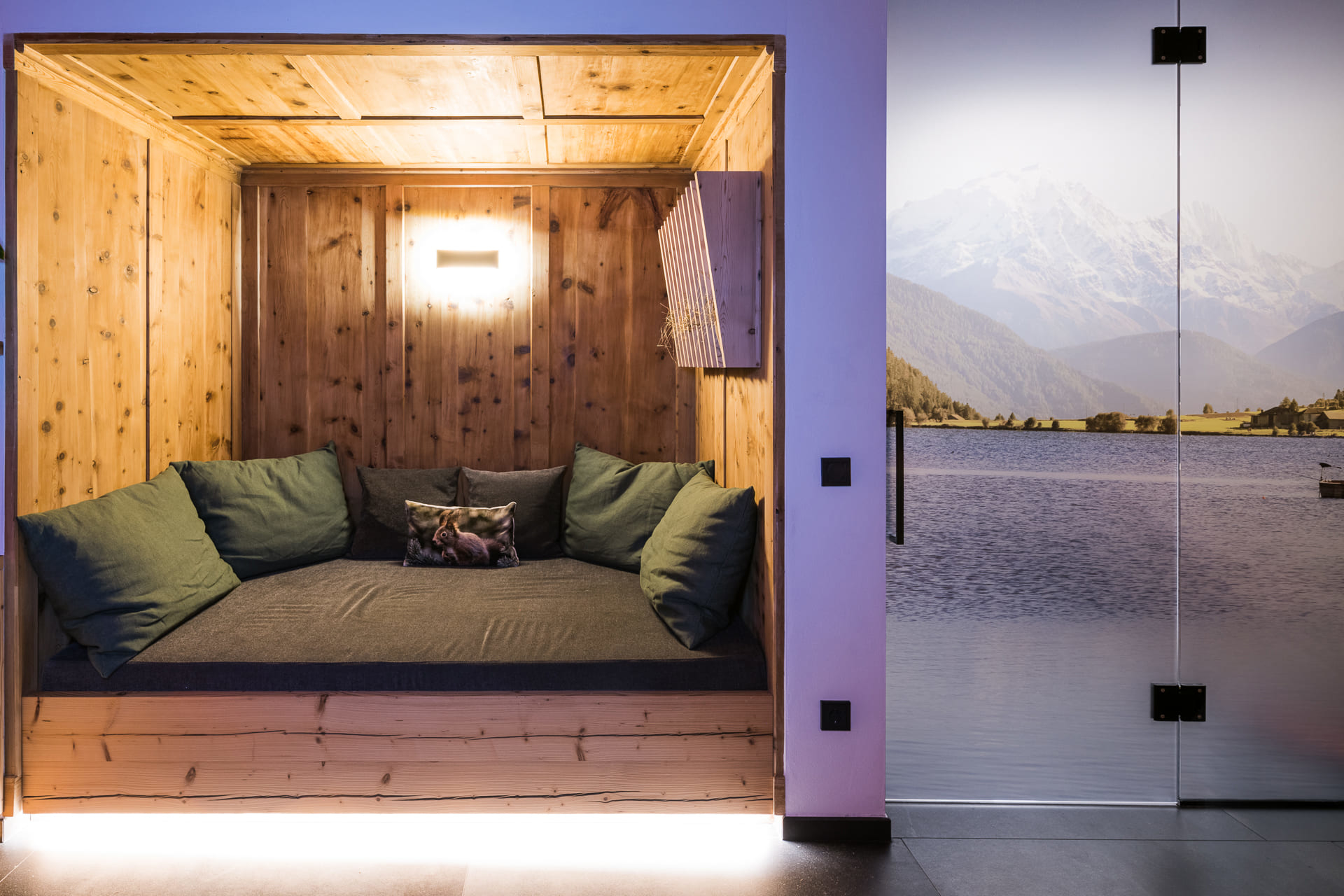 Chalet Ortles - Ruheraum im Wellnessbereich