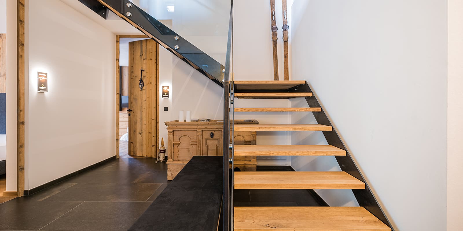 Chalet Ortles - Treppe im Chalet